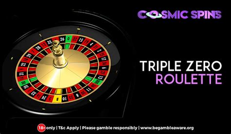 triple zero roulette odds|Triple zero roulette explained .